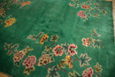 8x9.5 Vintage Nichols Art Deco Carpet