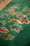 8x9.5 Vintage Nichols Art Deco Carpet