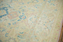 10x14 Vintage Distressed Bulgarian Polonaise Design Carpet