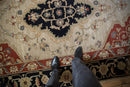 6x9 Vintage Armenian Serapi Design Carpet