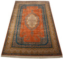 12x18.5 Vintage Bulgarian Kerman Design Carpet