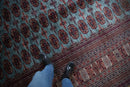 12x14.5 Vintage Fine Bokhara Carpet