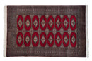 4x6 Vintage Fine Pakistani Turkmen Design Rug