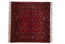 5x5 Vintage Fine Bokhara Square Rug