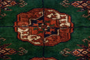 12x12.5 Vintage Fine Bokhara Square Carpet