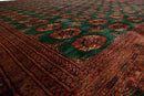 12x12.5 Vintage Fine Bokhara Square Carpet