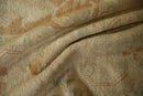 RESERVED 10x14 Vintage Gold Wash Indian Oushak Design Carpet