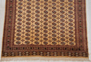 10x14.5 Vintage Bokhara Carpet