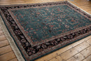 6x9 Vintage Indian Mohajeran Sarouk Design Carpet