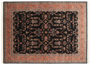 10x13.5 Vintage Indian Mohajeran Sarouk Design Carpet