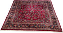 12x12 Vintage Fine Sarouk Square Carpet
