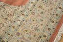 10x14.5 Vintage Tabriz Carpet