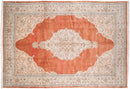 9.5x14.5 Vintage Tabriz Carpet