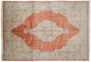 9.5x14.5 Vintage Tabriz Carpet