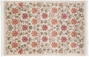 6x9 Vintage Indian Arts And Crafts Design Carpet