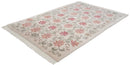 6x9 Vintage Indian Arts And Crafts Design Carpet