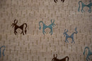 6x9 New Indian Folk Art Design Carpet