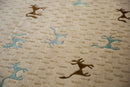 6x9 New Indian Folk Art Design Carpet