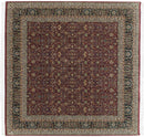 10x10 New Indian Tabriz Design Square Carpet