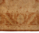 RESERVED 10x13.5 New Gold Wash Indian Oushak Design Carpet