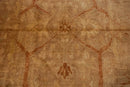RESERVED 10x13.5 New Gold Wash Indian Oushak Design Carpet