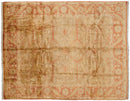 8x10 New Gold Wash Indian Oushak Design Carpet
