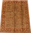8x10 New Gold Wash Indian Oushak Design Carpet