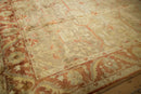8.5x11.5 New Gold Wash Indian Oushak Design Carpet