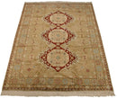 9x12 Vintage Distressed Bulgarian Caucasian Design Carpet