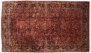 10.5x18.5 Vintage American Sarouk Carpet