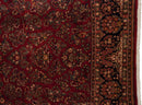 10.5x18.5 Vintage American Sarouk Carpet