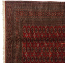 12x12.5 Vintage Fine Bokhara Square Carpet