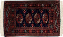2x3 Vintage Fine Bokhara Rug Mat