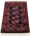 2x3 Vintage Fine Bokhara Rug Mat