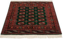 4x4 Vintage Fine Bokhara Square Rug
