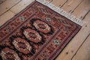 2x3 Vintage Fine Bokhara Rug Mat
