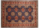 9x12 Vintage Fine Pakistani Caucasian Design Carpet