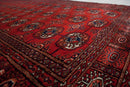 4.5x11 Vintage Fine Bokhara Rug Runner