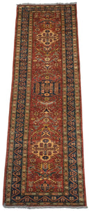 2.5x9.5 New Pakistani Caucasian Design Rug Runner