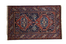 4.5x7 Vintage Indian Caucasian Design Rug