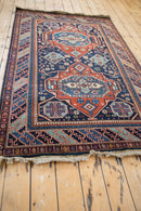 4.5x7 Vintage Indian Caucasian Design Rug