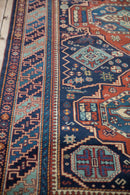 4.5x7 Vintage Indian Caucasian Design Rug