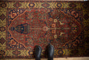 3x5.5 Vintage Indian Bakhtiari Design Rug