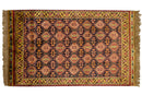 3x5 Vintage Indian Caucasian Design Rug