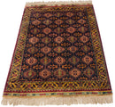 3x5 Vintage Indian Caucasian Design Rug