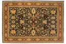 9.5x14.5 Fine Indian Serapi Design Carpet