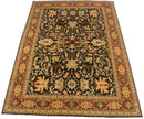 9.5x14.5 Fine Indian Serapi Design Carpet