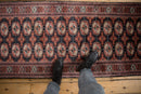 2.5x8 Vintage Fine Bokhara Rug Runner