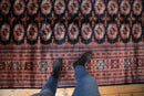 8x10 Vintage Fine Bokhara Carpet