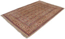6x9 Vintage Indian Mahal Design Carpet